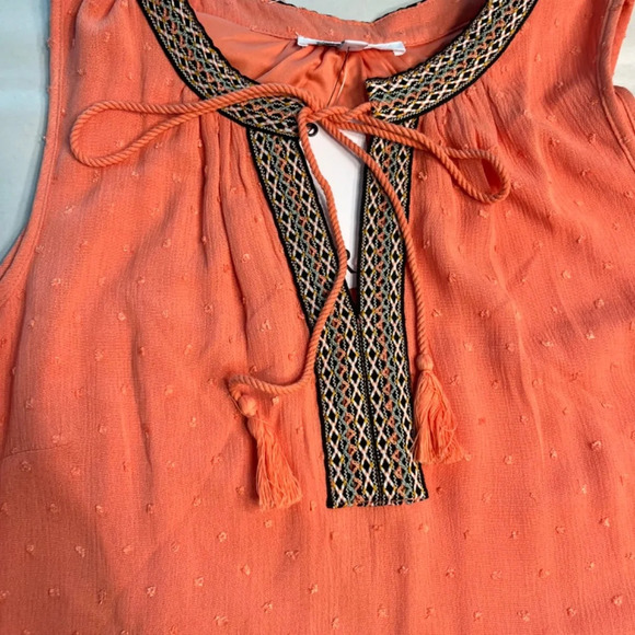 Dr2 by Daniel Rainn Shift Summer Dress - Size Small - Tawny Orange EUC - Picture 3 of 12